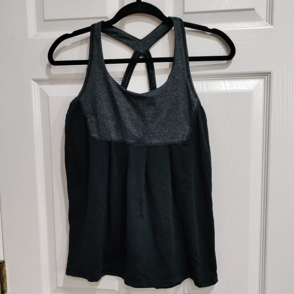 Blue Saks Fifth Avenue black tank top women's size Small